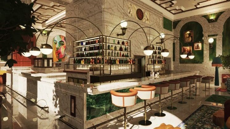 The Bank at Amador, a new private social club, eyes summer opening in historic FiDi building